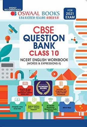 Oswaal CBSE Question Bank NCERT English Workbook, Class 10 (For 2021 Exam)